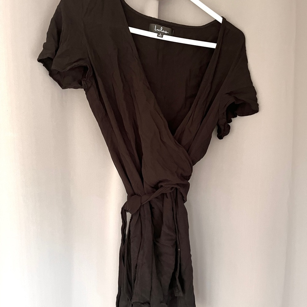 Black lulus Wrap Dress